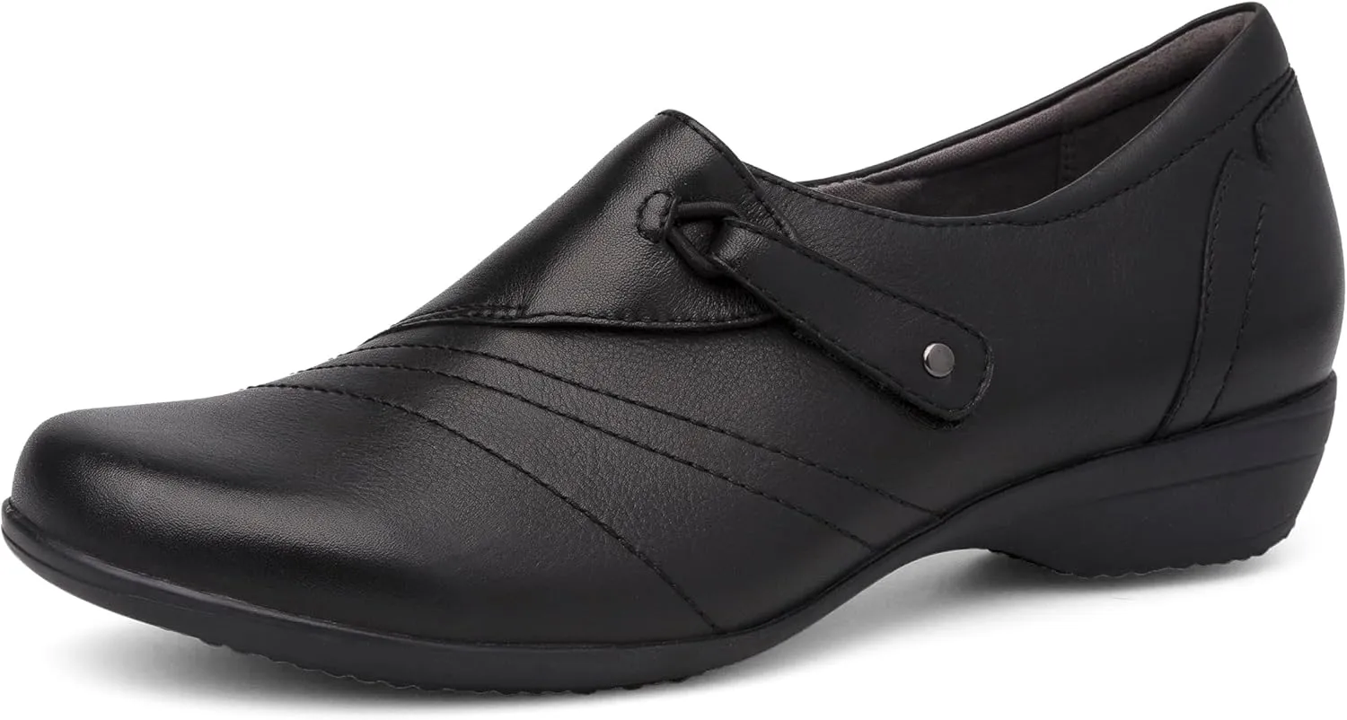 Dansko Womens Franny Black EU 37 (US Women's 6.5-7) Medium