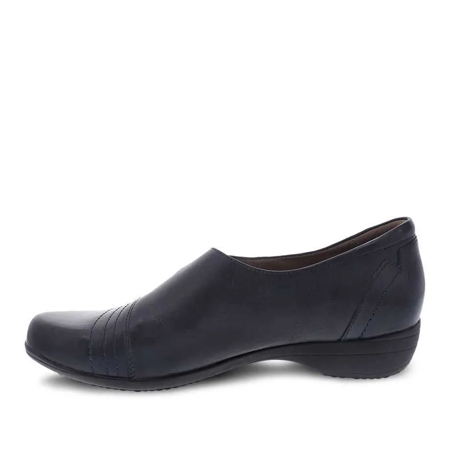 Dansko Women's Franny Navy Burnished Calf 5500550200