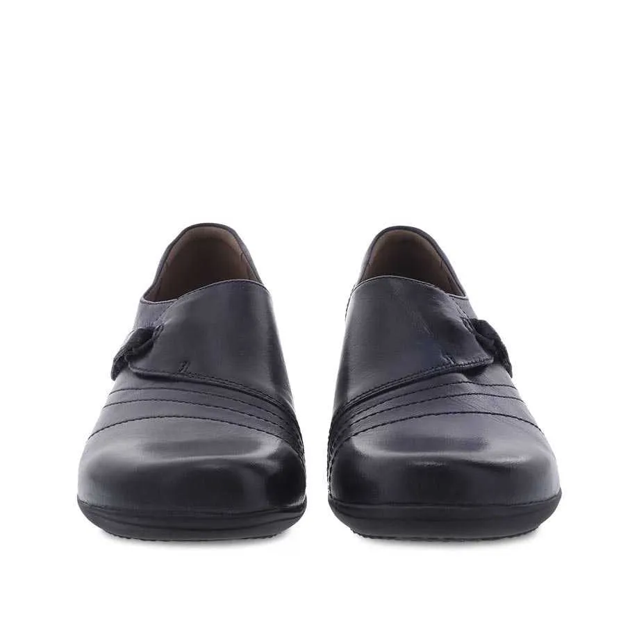 Dansko Women's Franny Navy Burnished Calf 5500550200