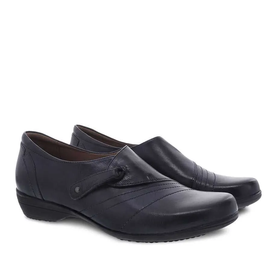 Dansko Women's Franny Navy Burnished Calf 5500550200
