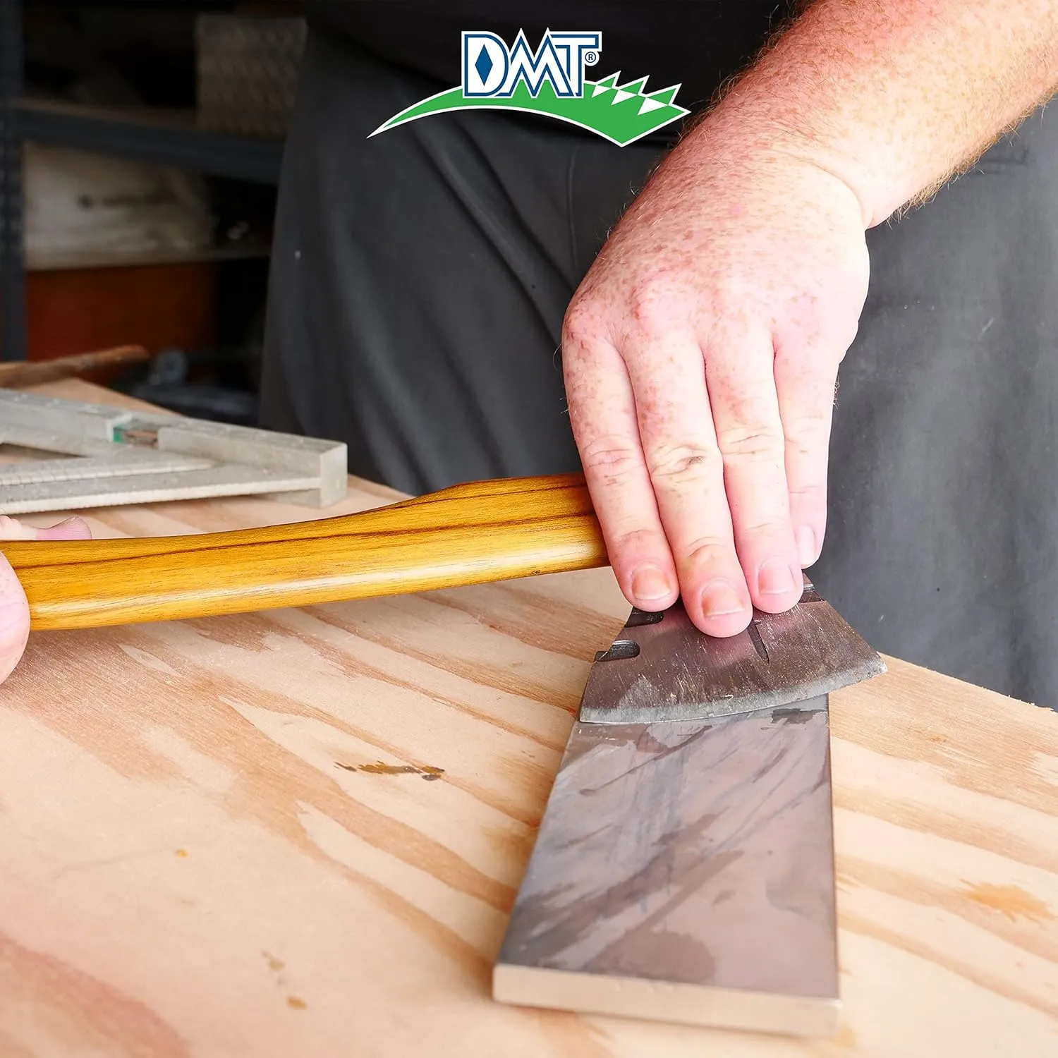 DMT D8C Dia-Sharp Diamond Knife Sharpener, Coarse Diamond Sharpening Stone, 8-Inch