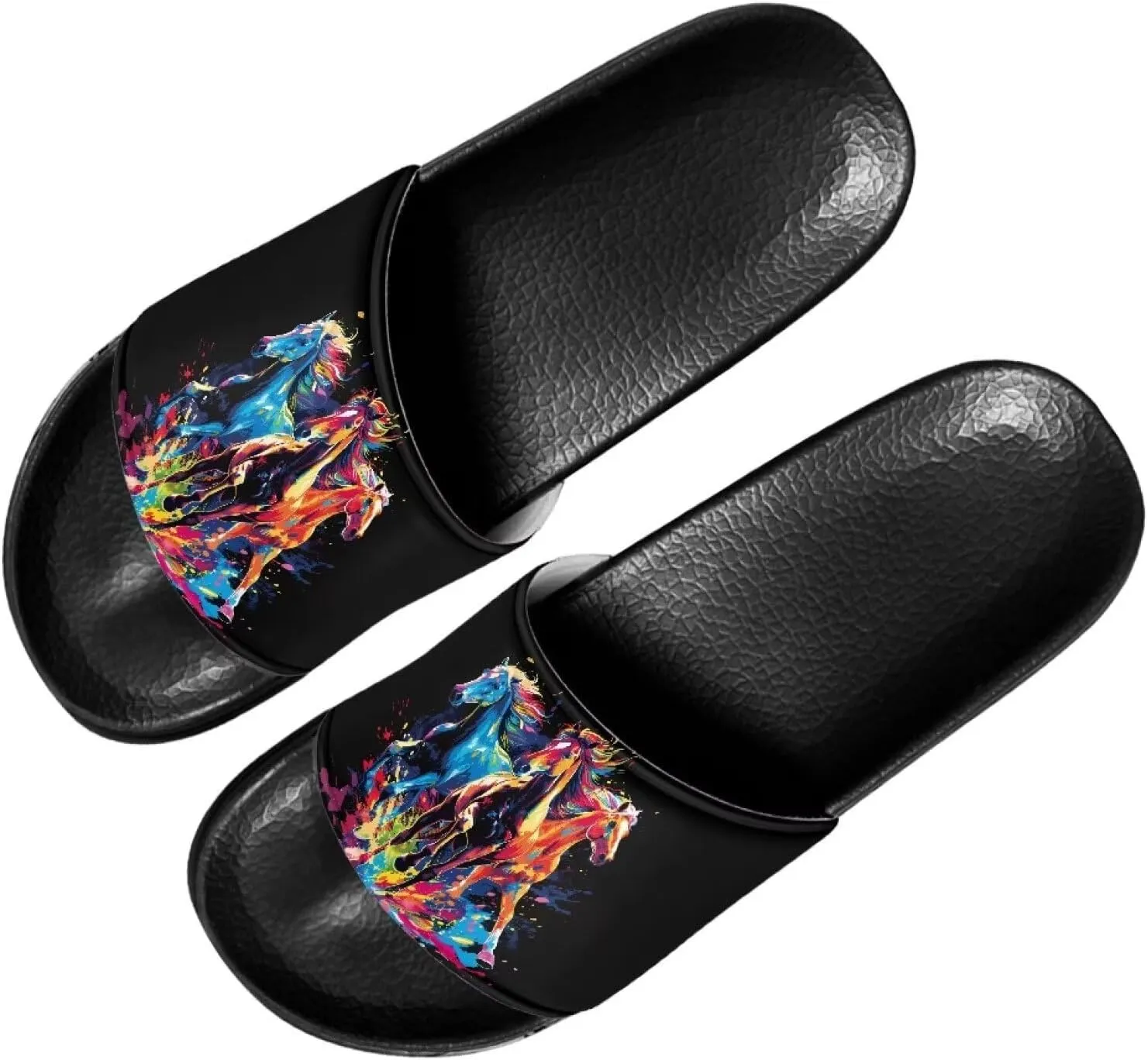 Doojoayie Open Toe Slippers for Women Non Slip Bath Slippers Casual Everyday Shoes