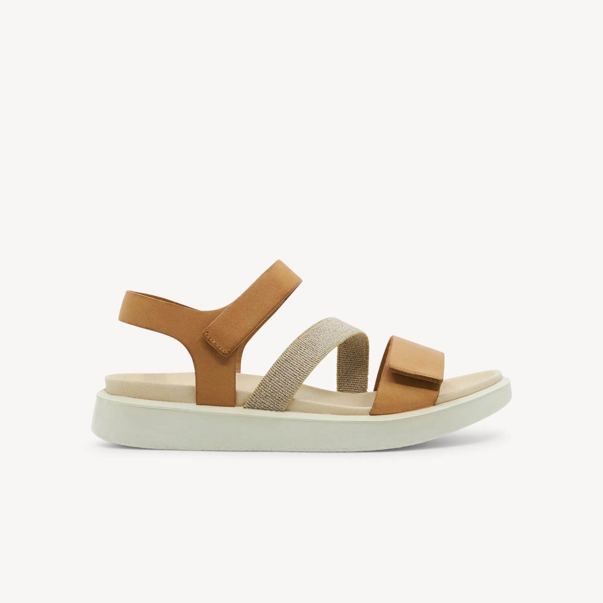 Ecco Flowt Flat Sandal Lion Womens