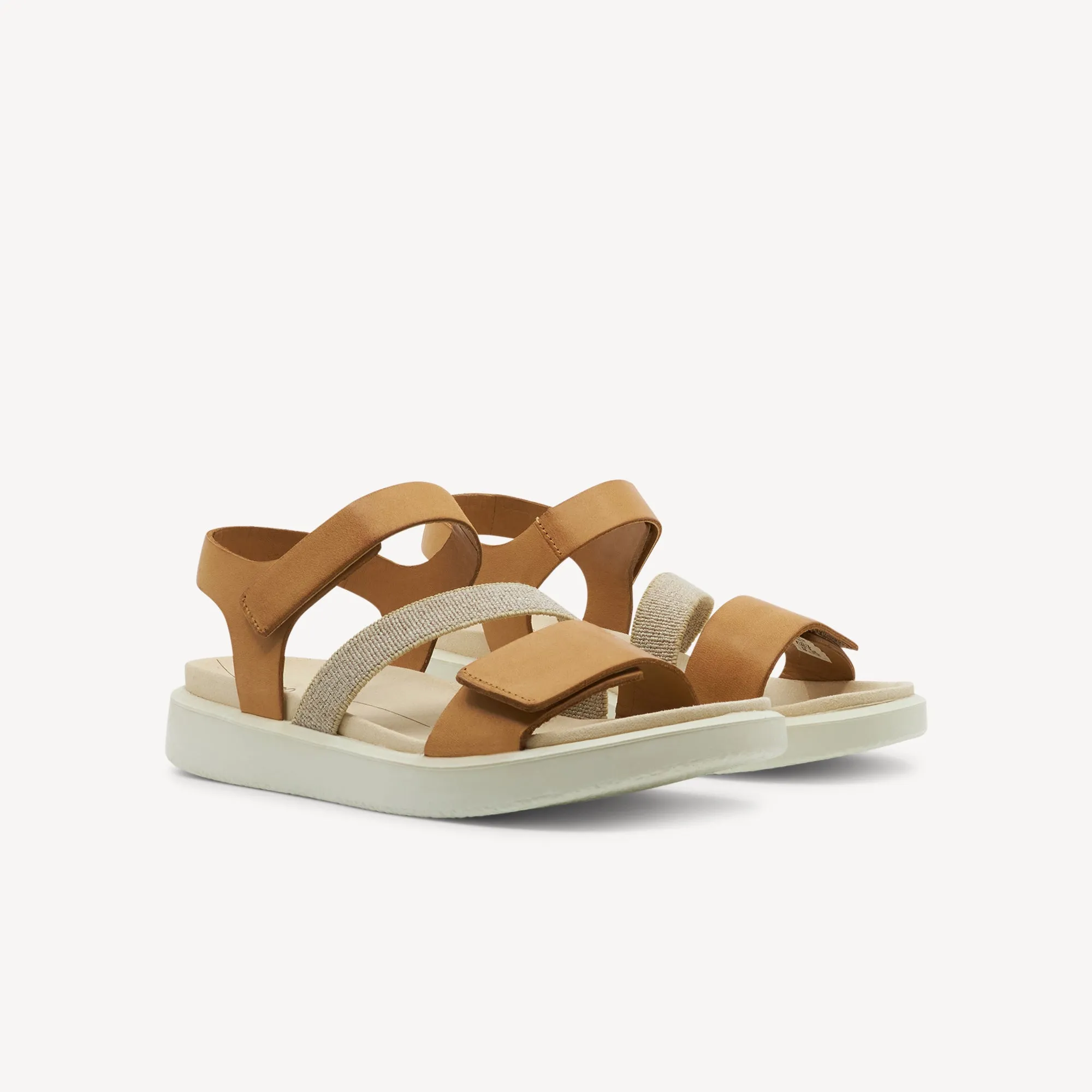 Ecco Flowt Flat Sandal Lion Womens
