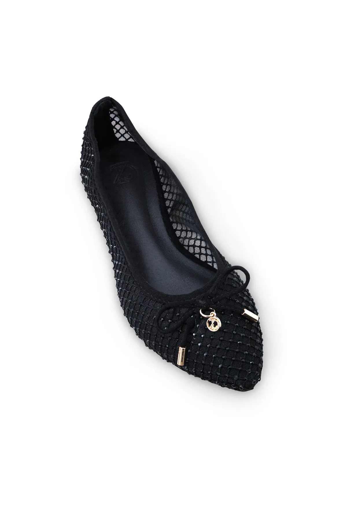 Fiona Flat Shoes - Black