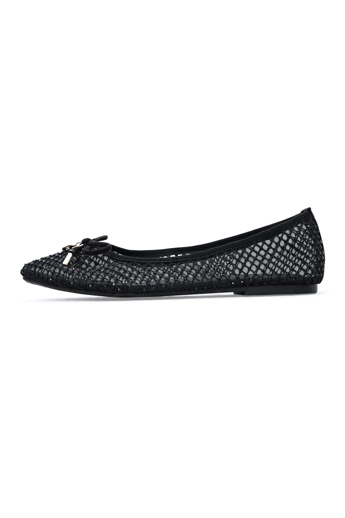 Fiona Flat Shoes - Black