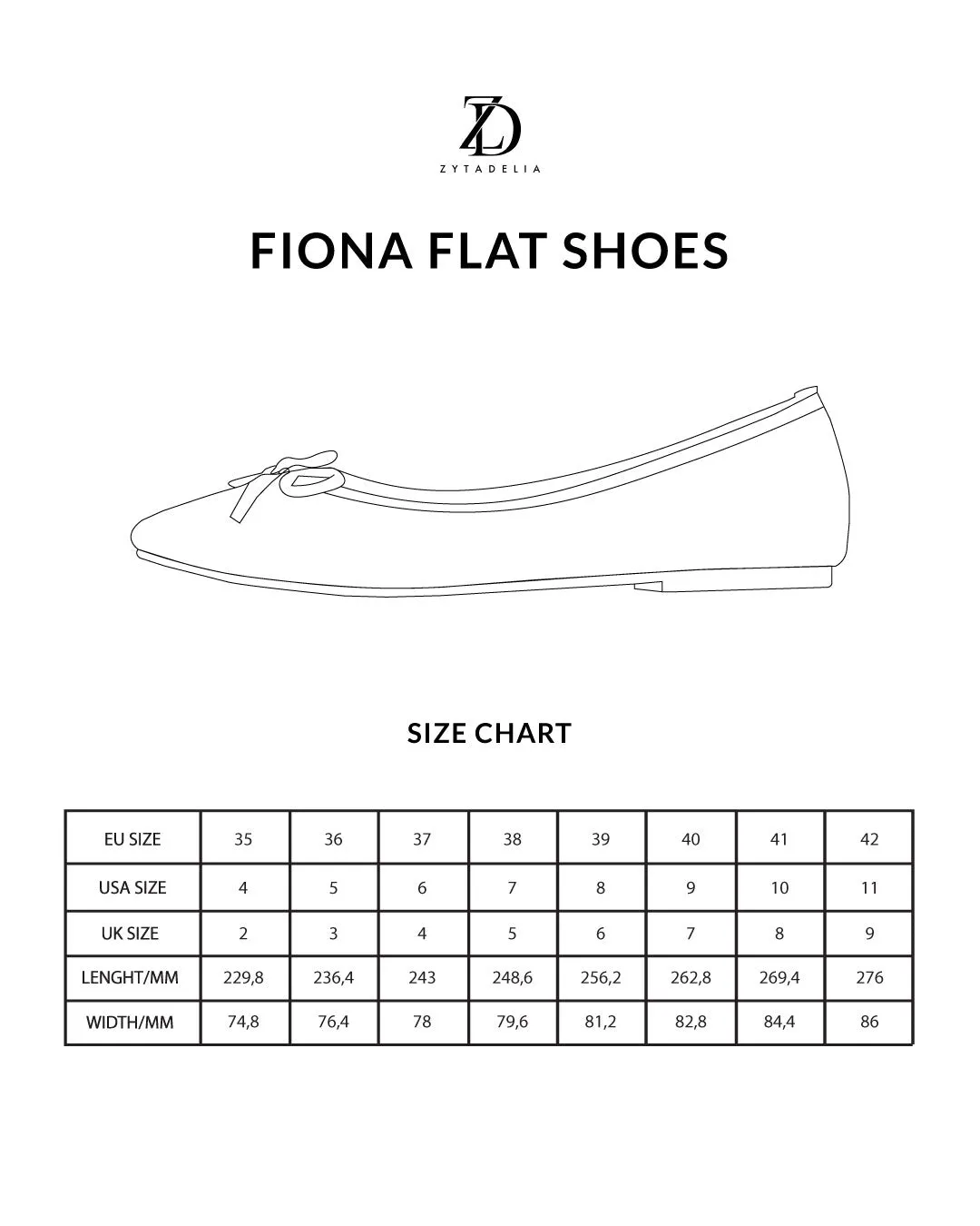 Fiona Flat Shoes - Silver