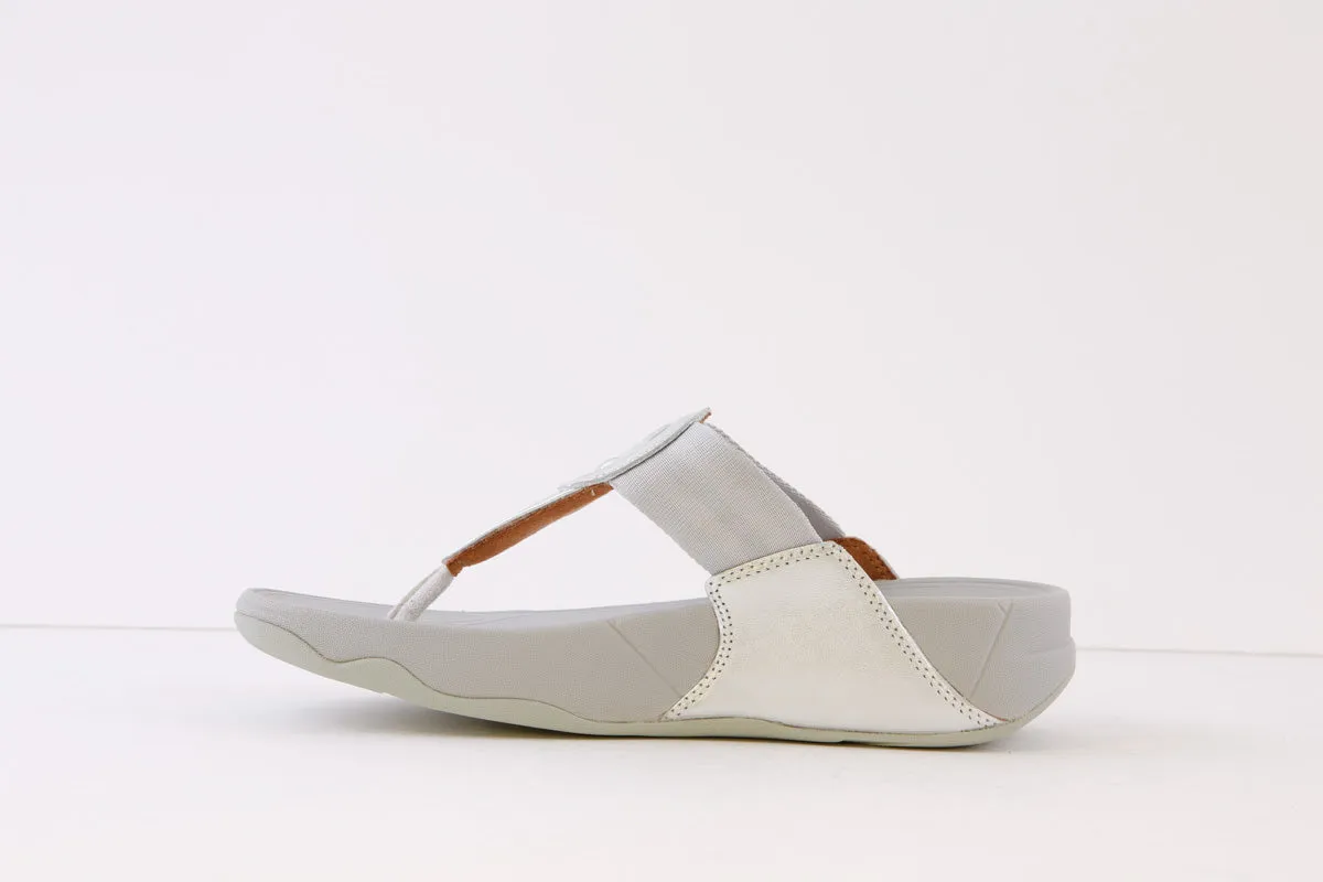 FITFLOP - WALKSTAR TOE-POST MULE - SILVER