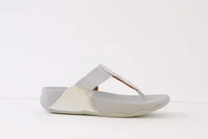 FITFLOP - WALKSTAR TOE-POST MULE - SILVER