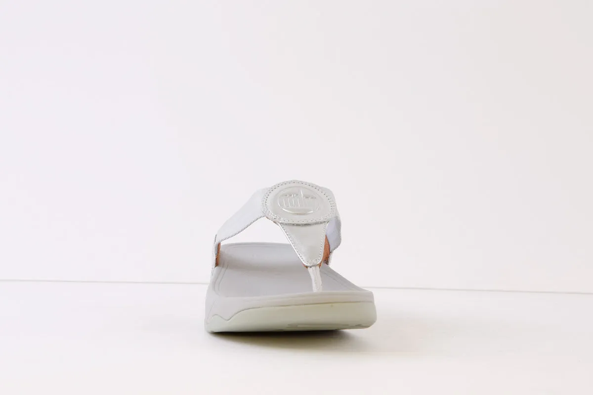 FITFLOP - WALKSTAR TOE-POST MULE - SILVER