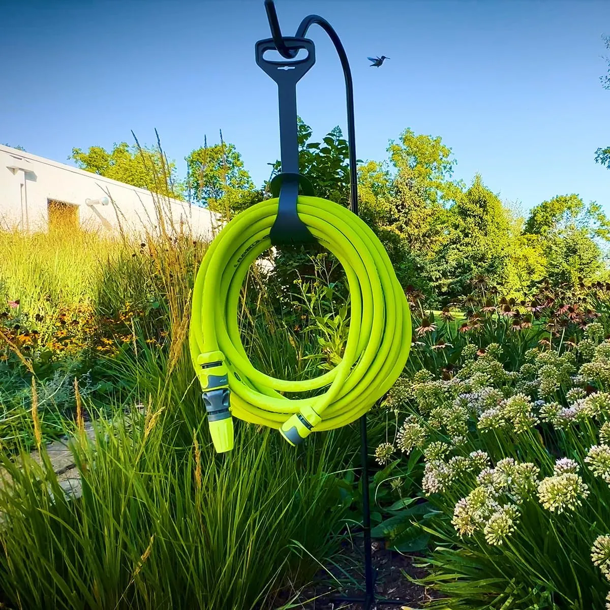Flexzilla Garden Hose Kit with Quick Connect Attachments, 1/2 in. x 50 ft., Heavy Duty, Lightweight, ZillaGreen - HFZG12050QN