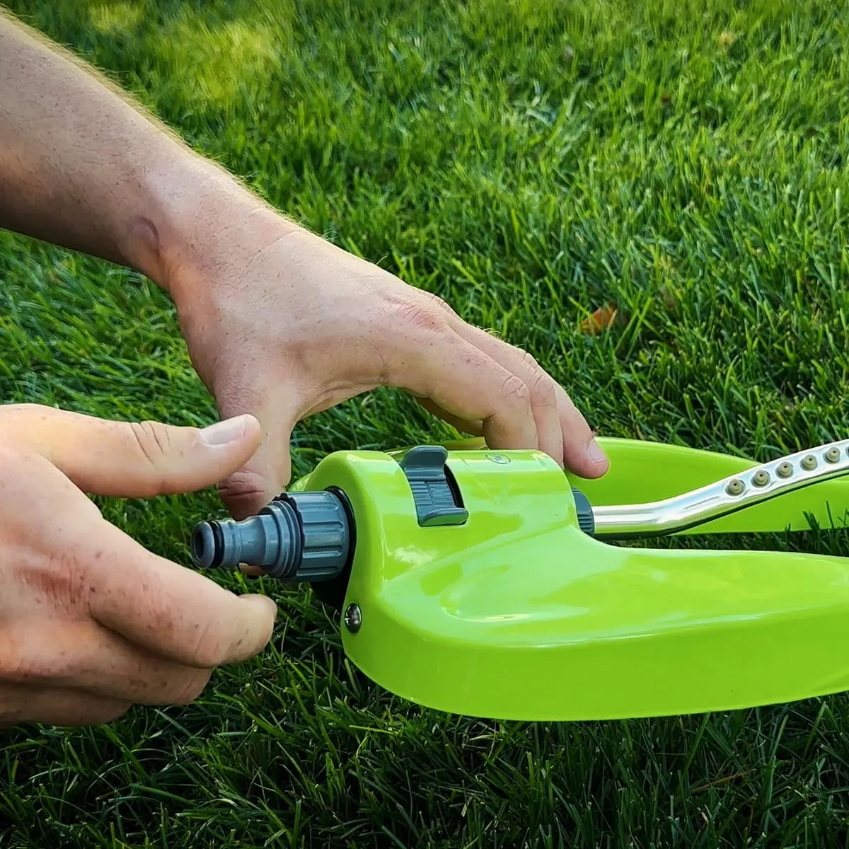 Flexzilla Garden Hose Kit with Quick Connect Attachments, 1/2 in. x 50 ft., Heavy Duty, Lightweight, ZillaGreen - HFZG12050QN
