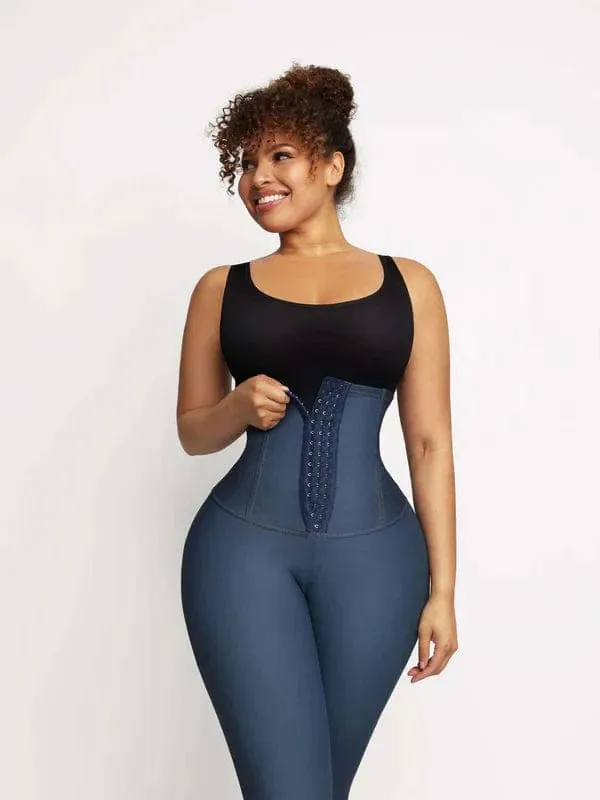 High Waist Denim Tummy Control Shaper Pants