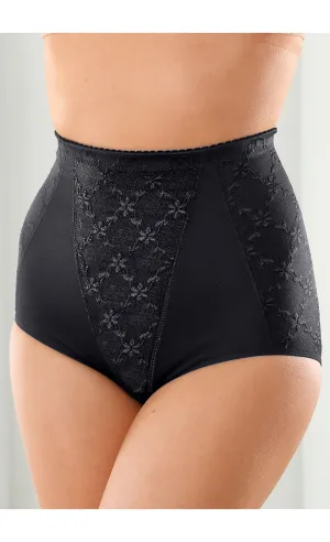 High waisted panty girdle, flat stomach