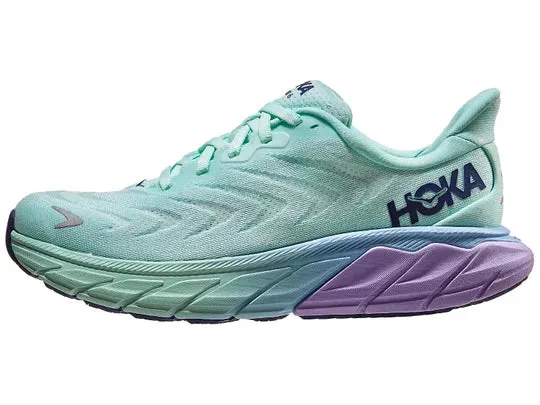 Hoka Womens Arahi 6 Running Shoe Sunlit Ocean/Lilac Mist