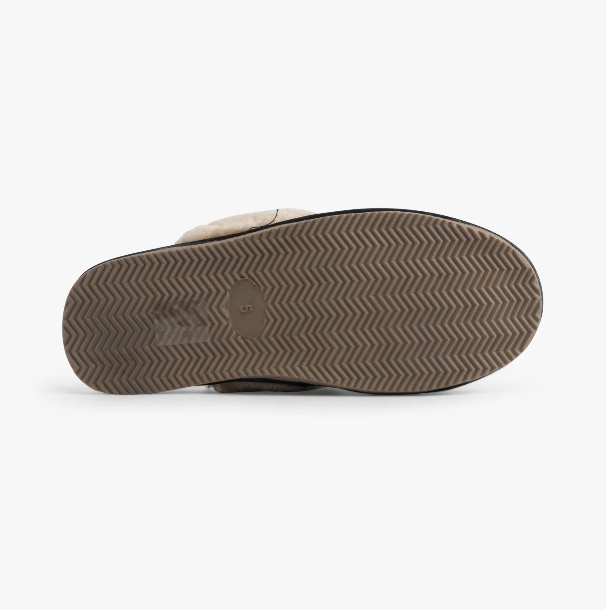 Hush Puppies ARIANNA STAR Womens Suede Mule Slippers Navy