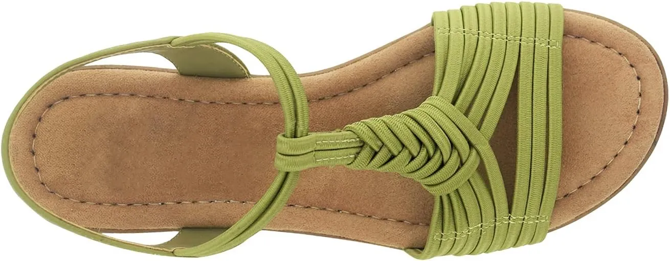 Impo Bellita Stretch Elastic Sandal with Memory Foam