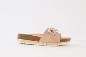 JANA SOFTLINE - 27582-595 FLAT FASHION MULE - ROSE GOLD