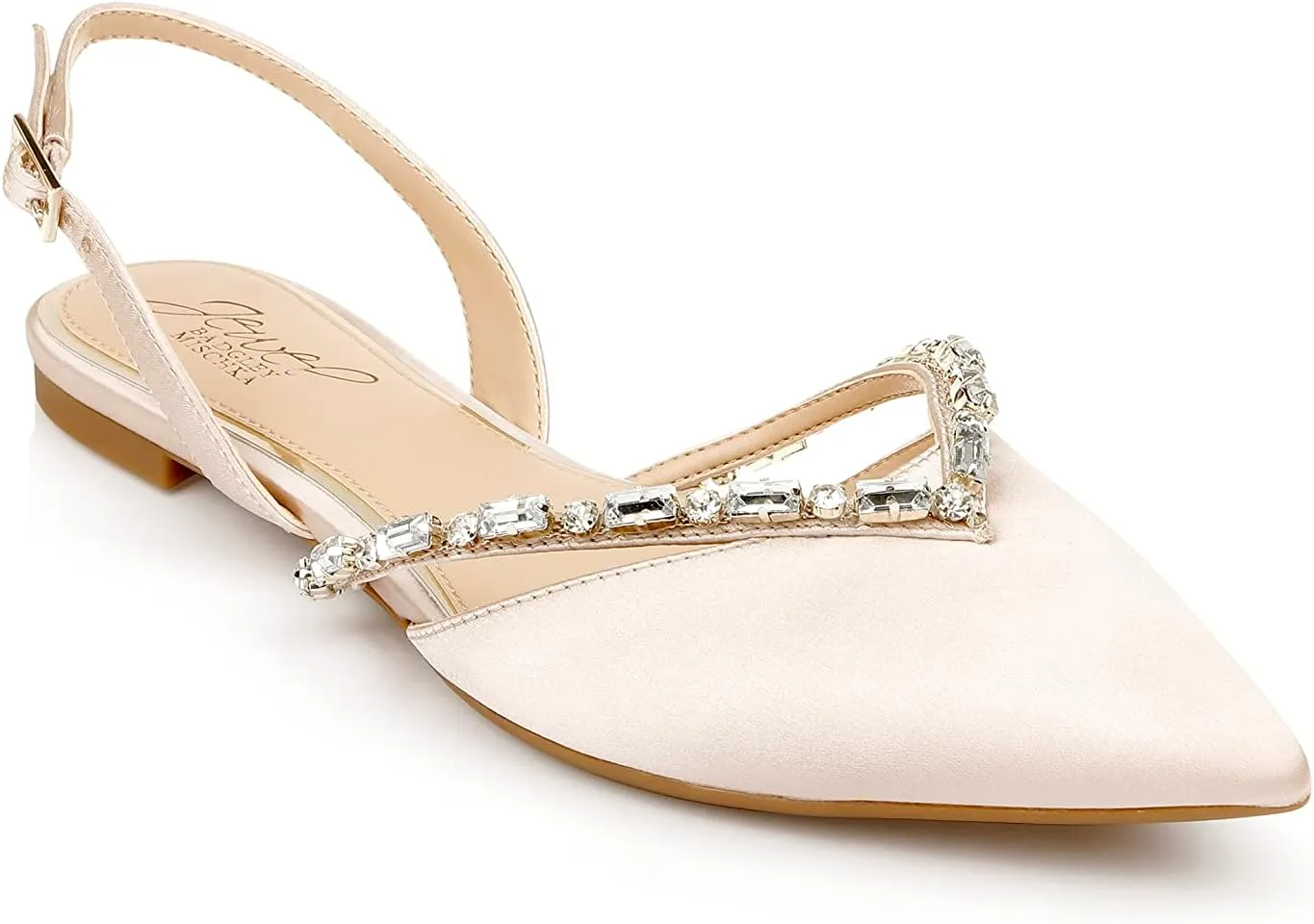 Jewel Badgley Mischka Camden Pointed Flat