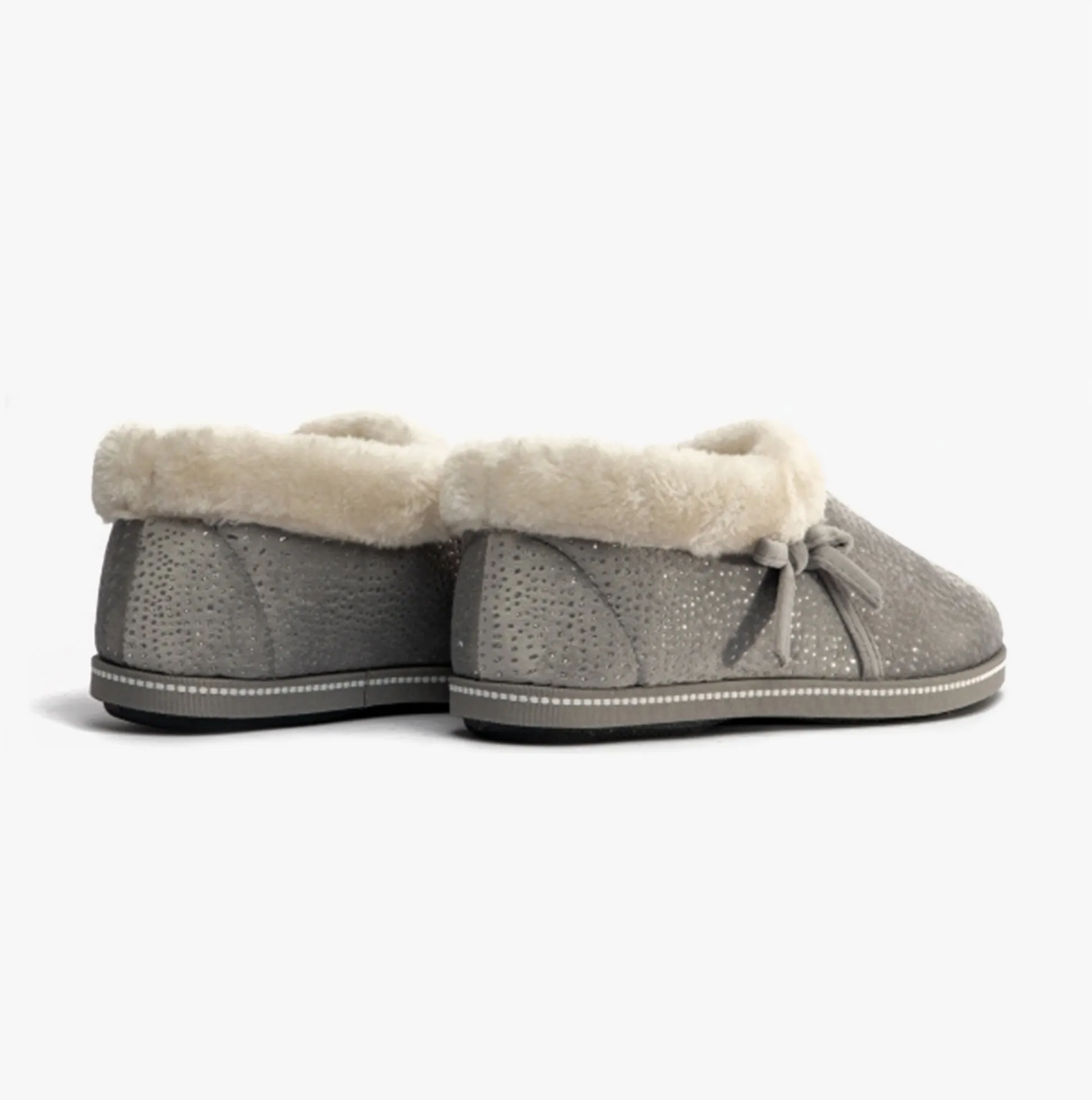 Jo & Joe ROSEMARY Womens Full Slippers Silver
