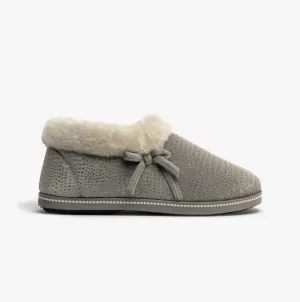 Jo & Joe ROSEMARY Womens Full Slippers Silver