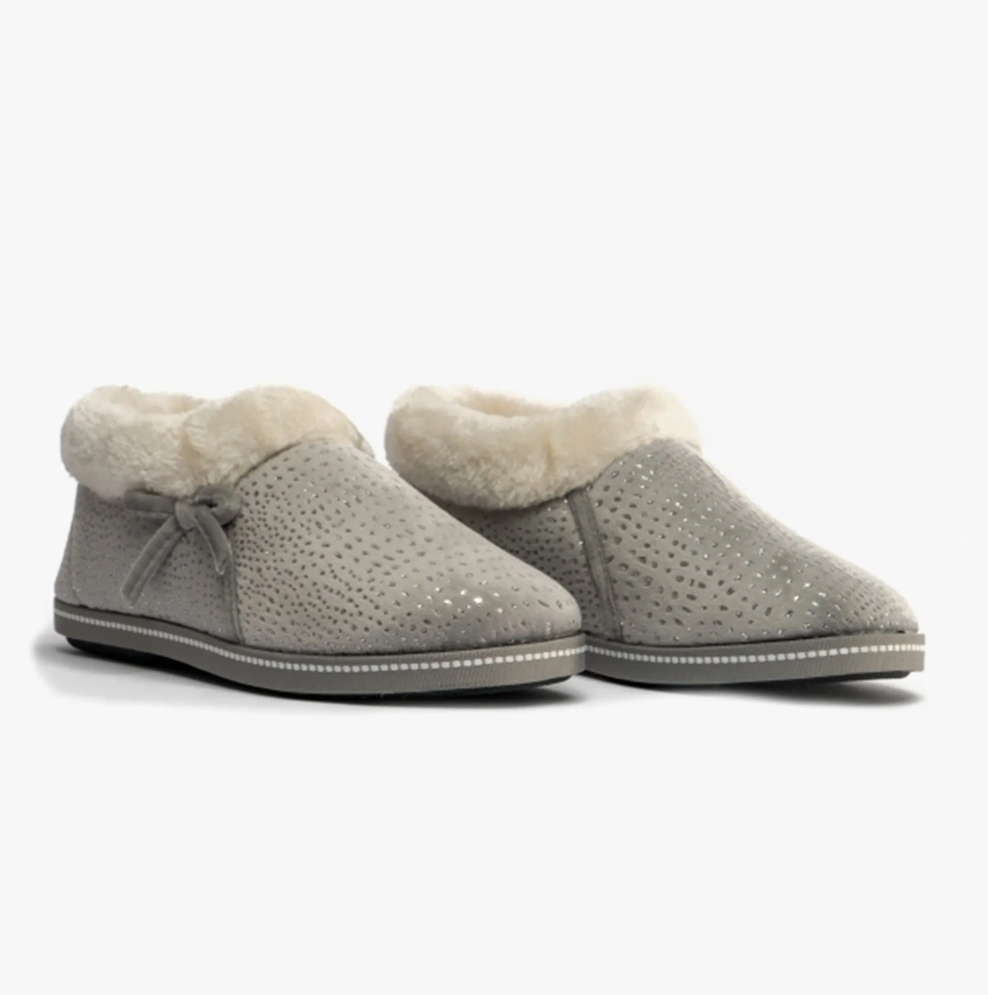 Jo & Joe ROSEMARY Womens Full Slippers Silver