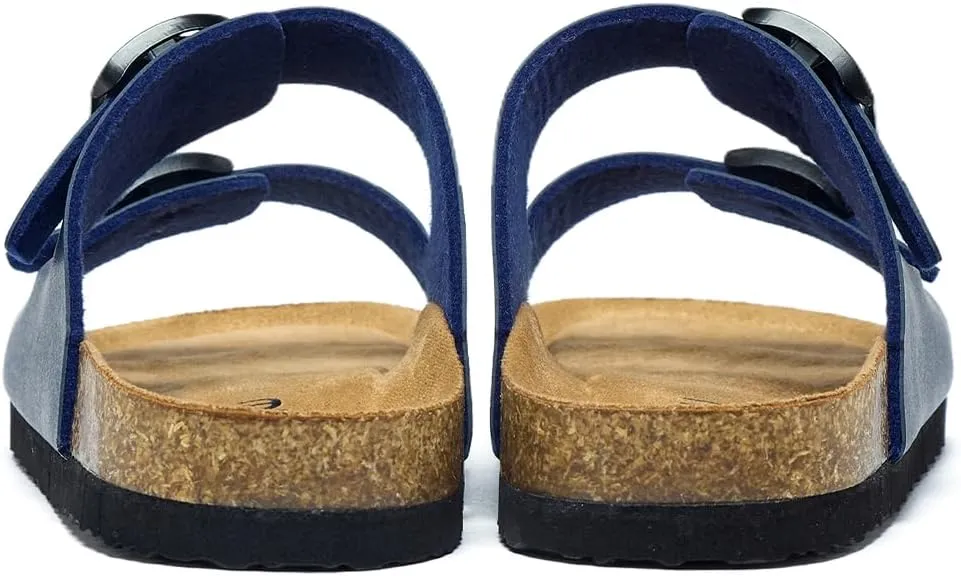 Kids Sandals,Boys&Girls Slides,Non-slip,Cork Slippers,Adjustable Straps for Indoor & Outdoor