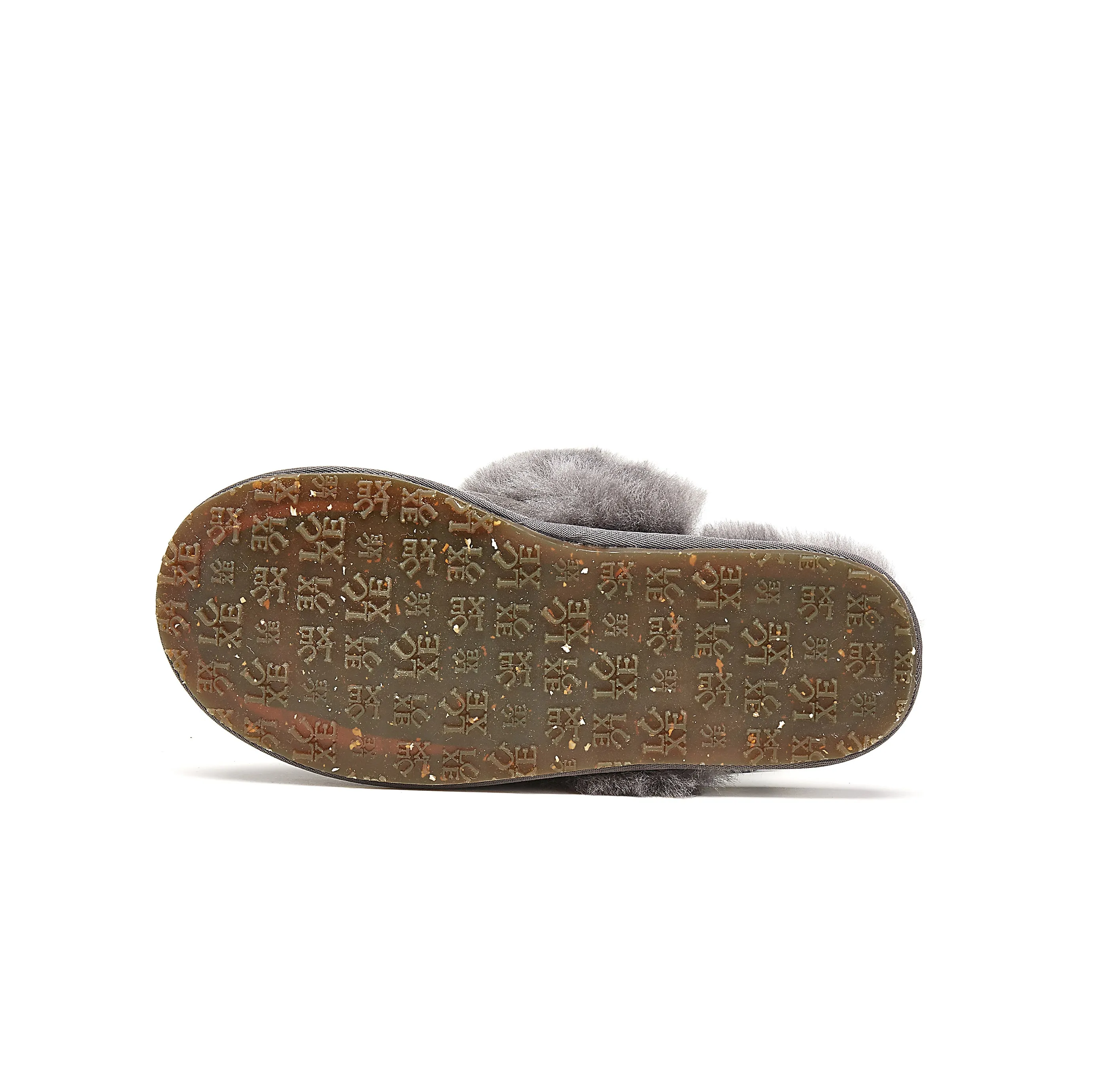 KIDS SLINGBACK MULE GRAY (SHEARLING)