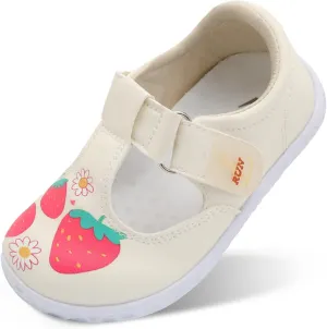 L-RUN Toddler Girls Dress Shoes Lightweight Mary Jane Shoes for Girls Anti-Slip School Shoes for Toddler Girls