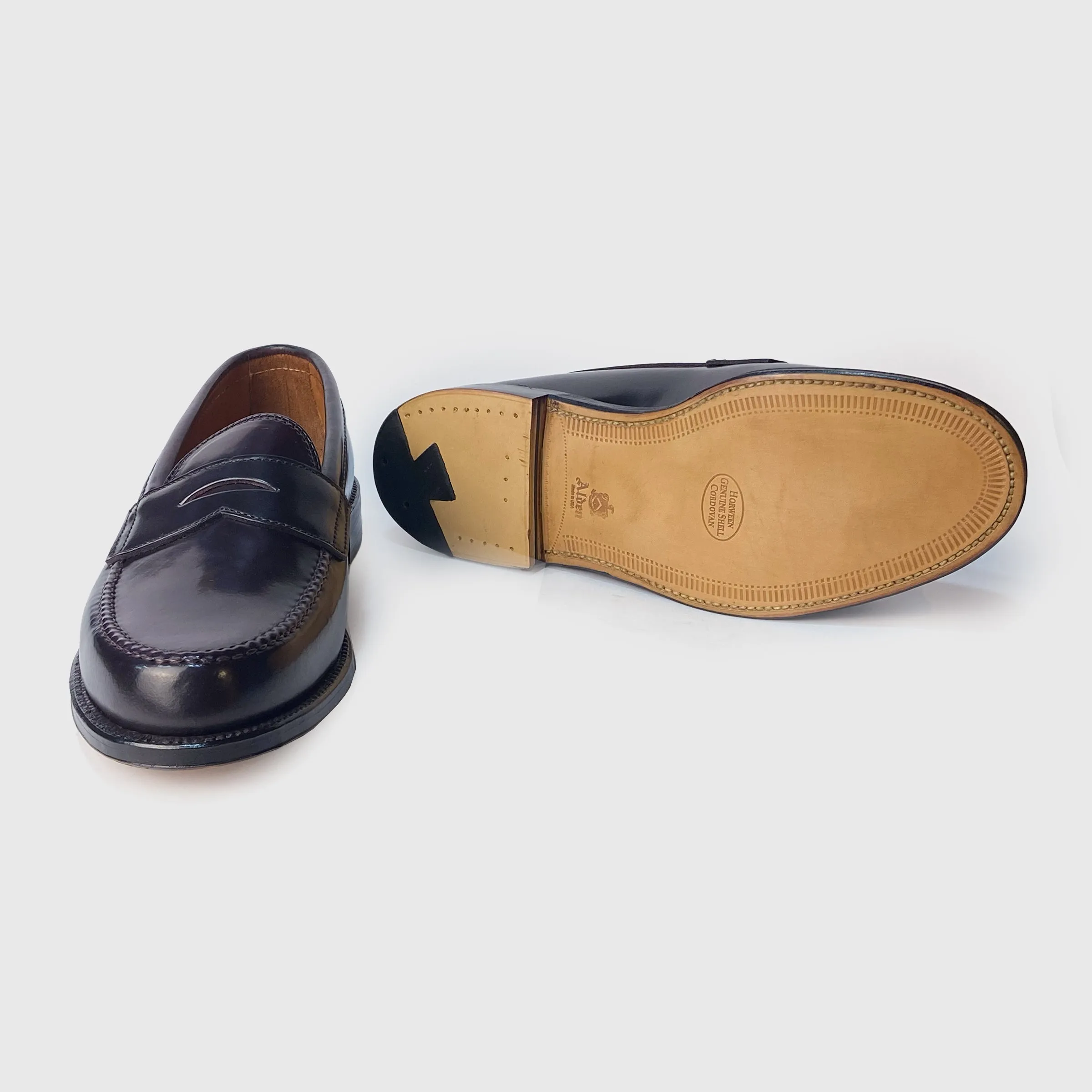 Leisure Handsewn Penny Loafer Color 8 Shell Cordovan 986