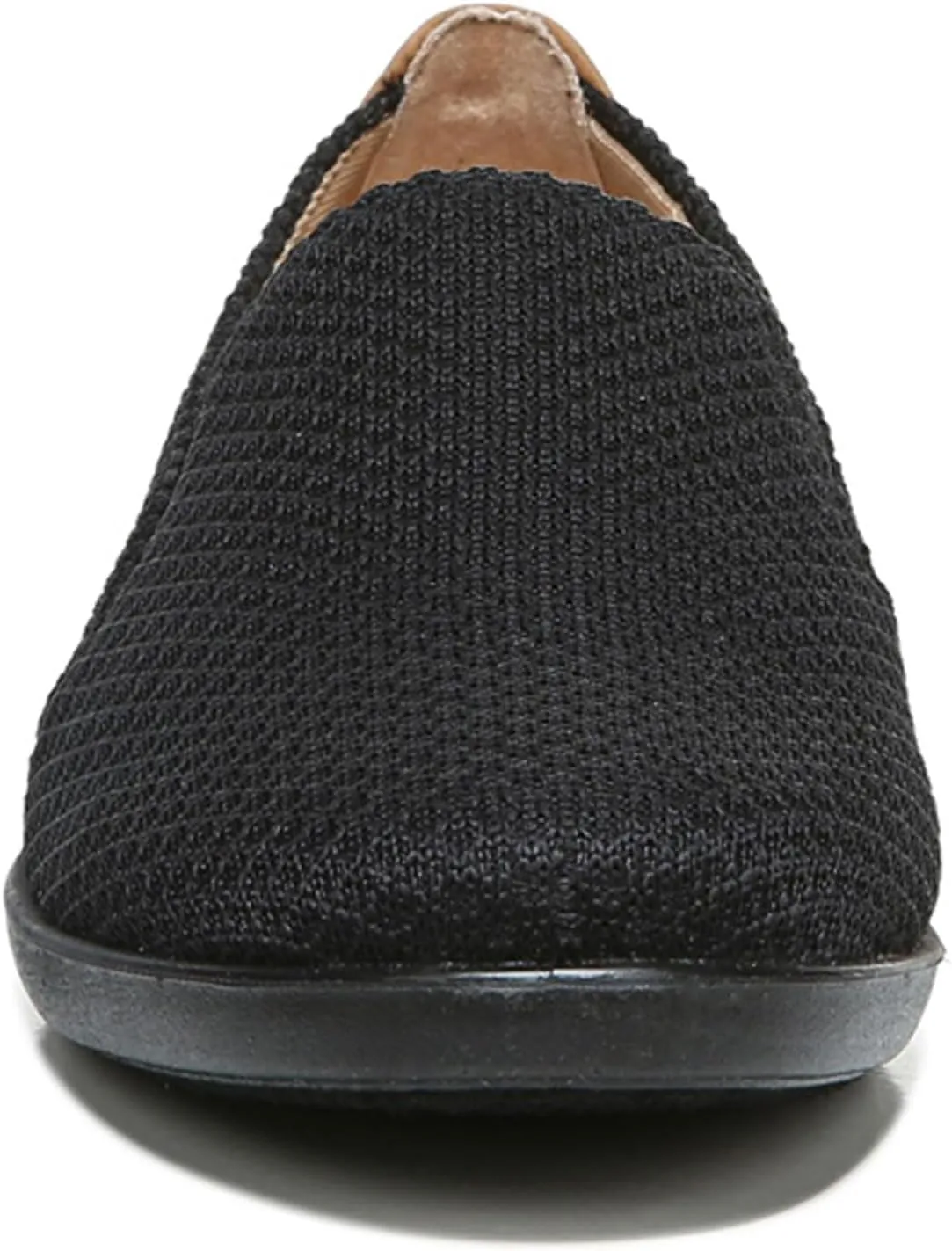LifeStride Womens Next Level Slip-On Sneaker, Black/Black, 8 Wide US