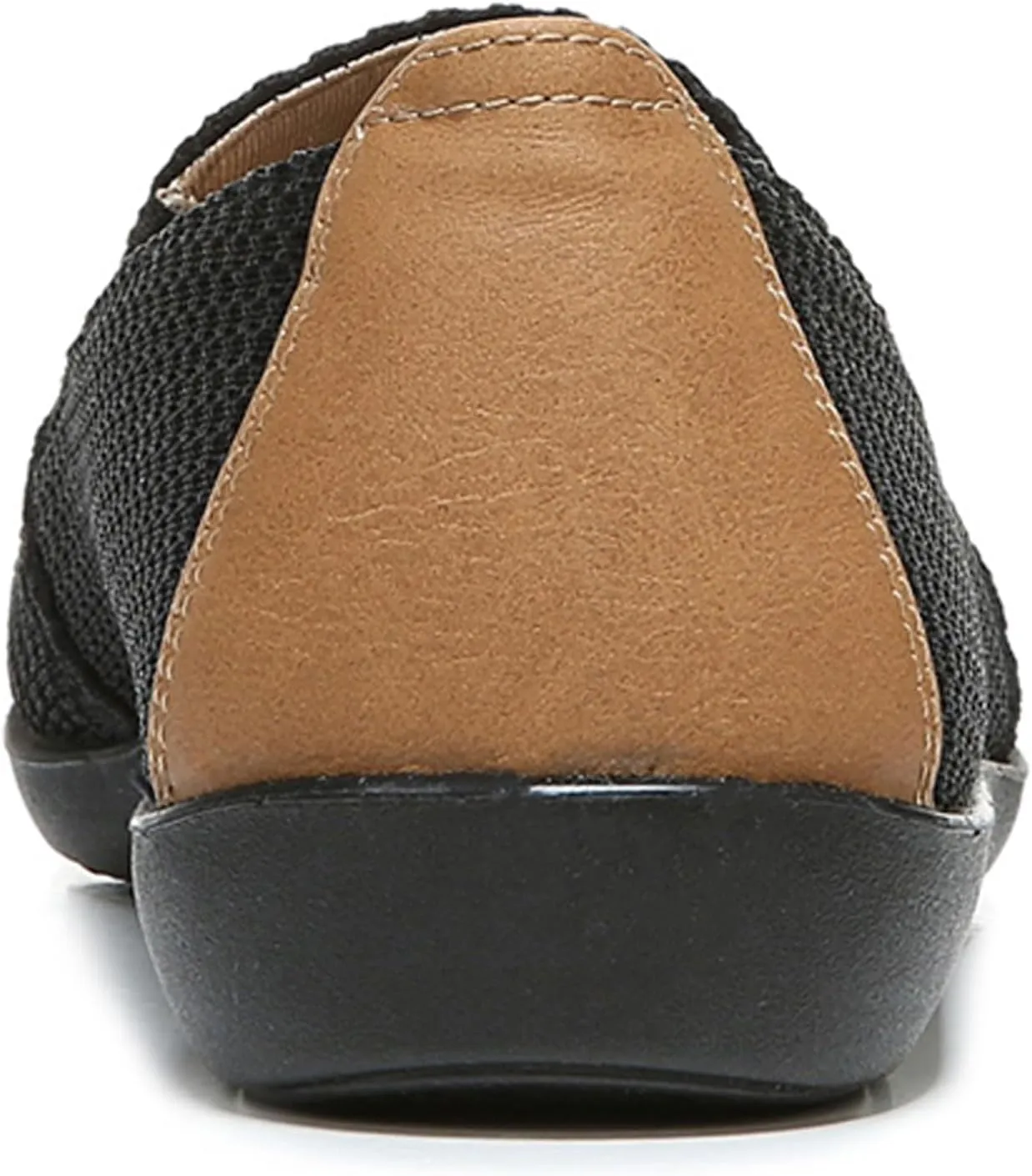 LifeStride Womens Next Level Slip-On Sneaker, Black/Black, 8 Wide US
