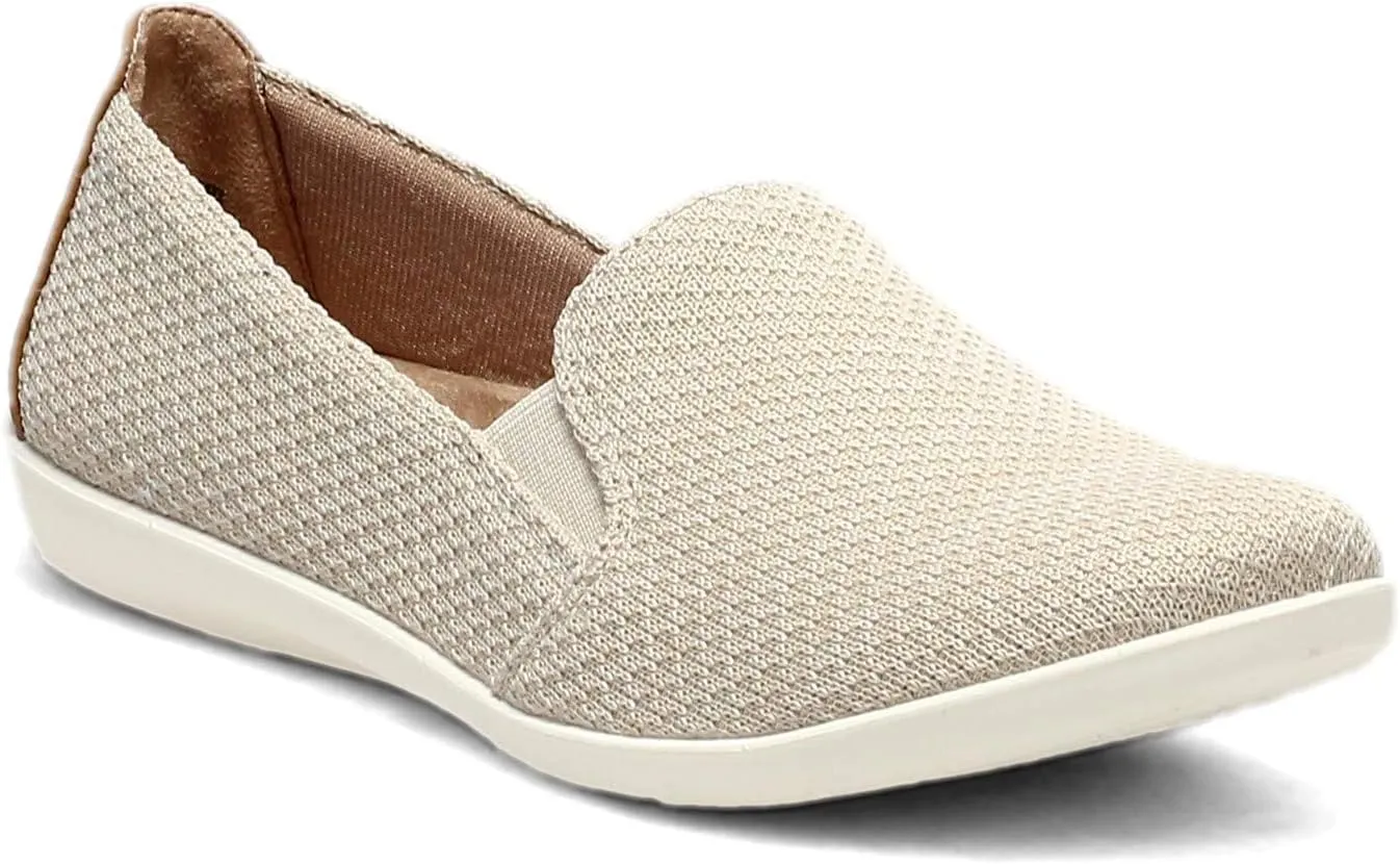 LifeStride Womens Next Level Slip-On Sneaker Cream 10 M