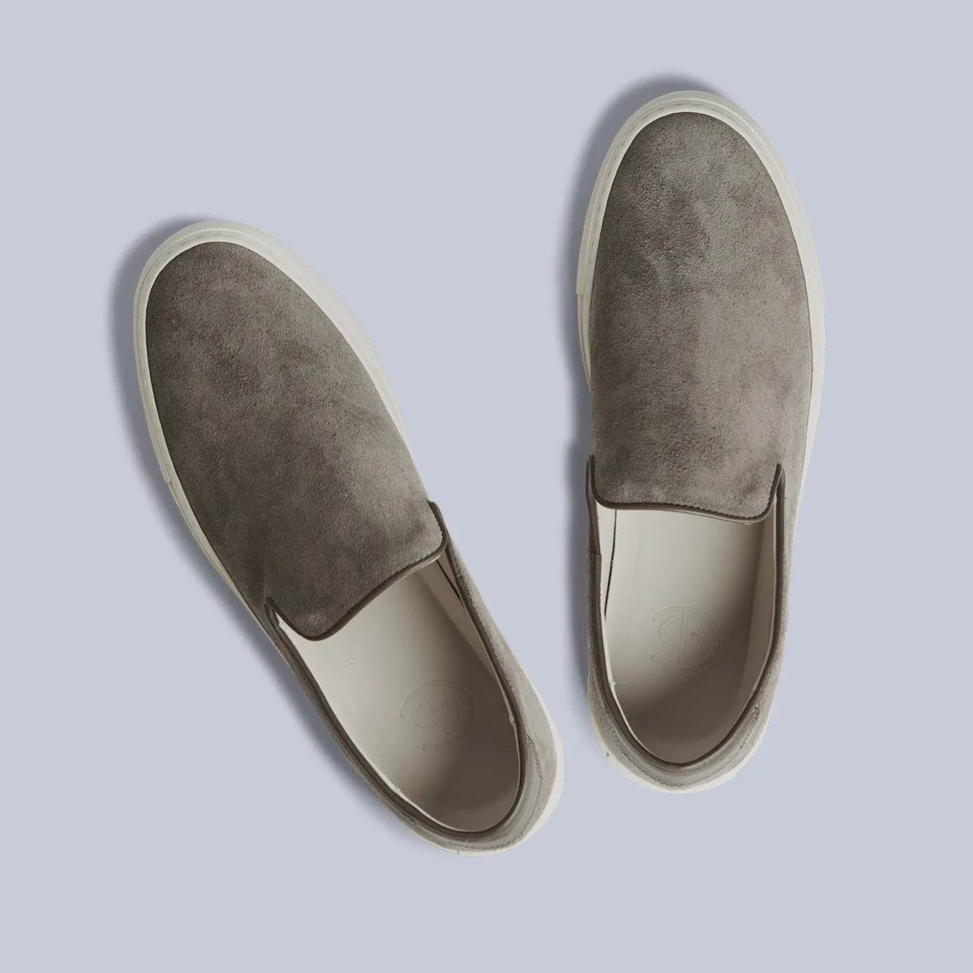 Light Brown Suede Jetty Slip-on Sneakers