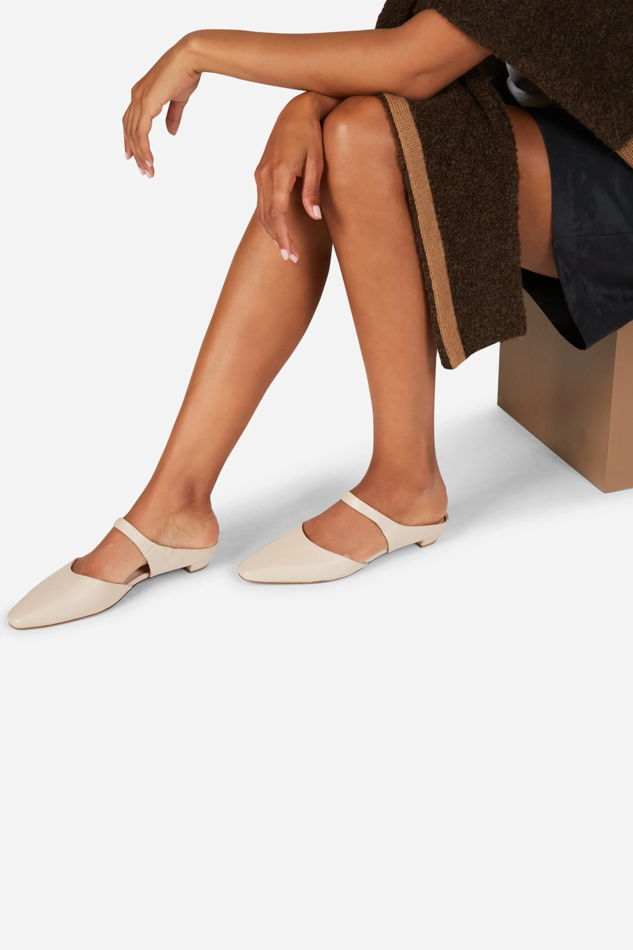 LOURDES SLIP ON MULE