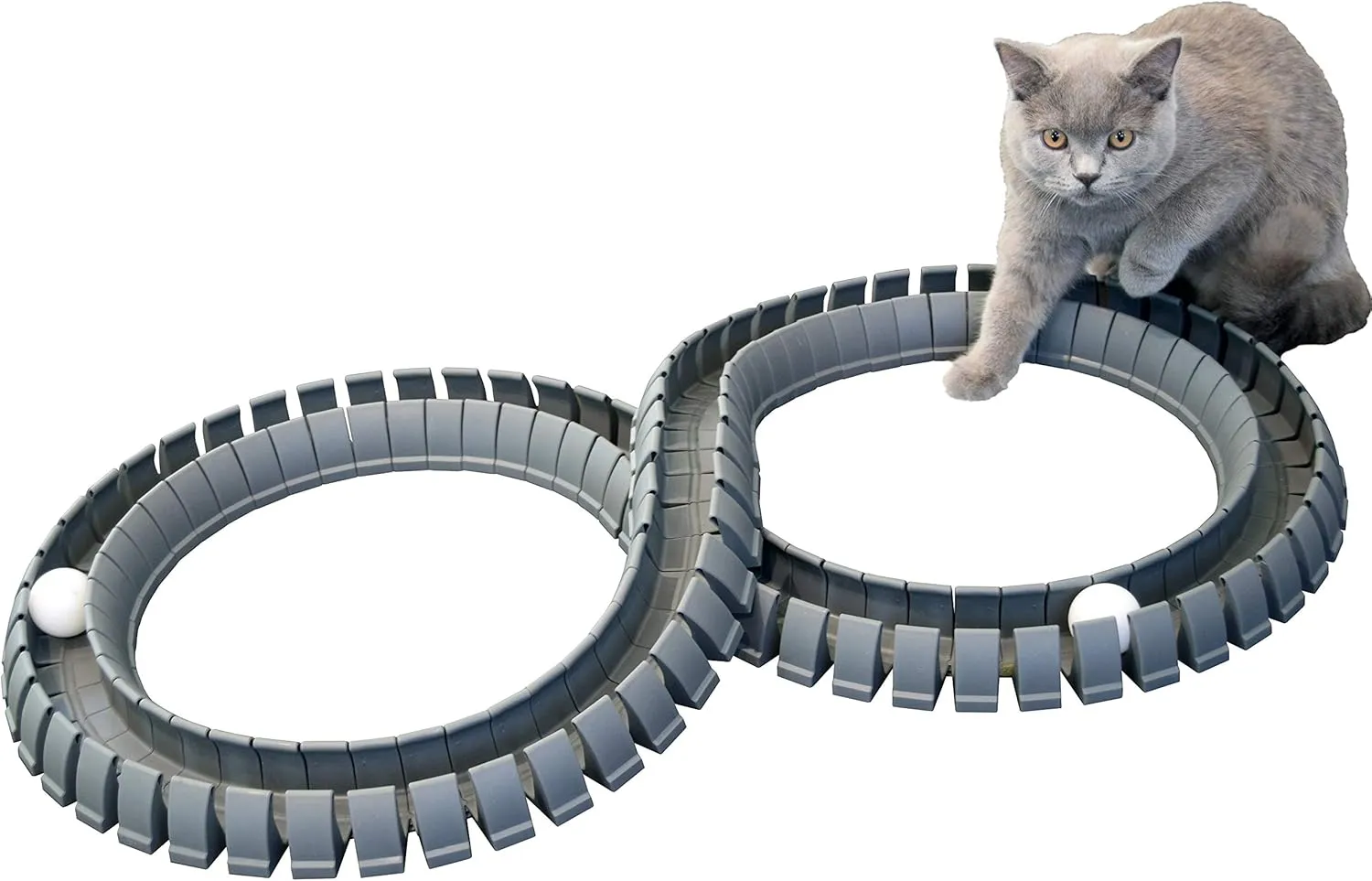 Magic Cat Track and Ball Toy for Kittens Pets Kitties Cats