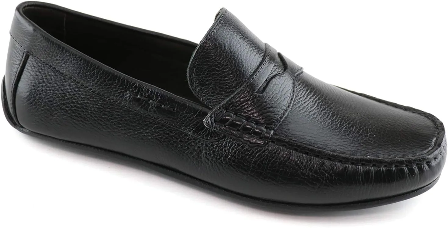 Marc Joseph New York Men's Leather Casual Slip On Penny Loafers