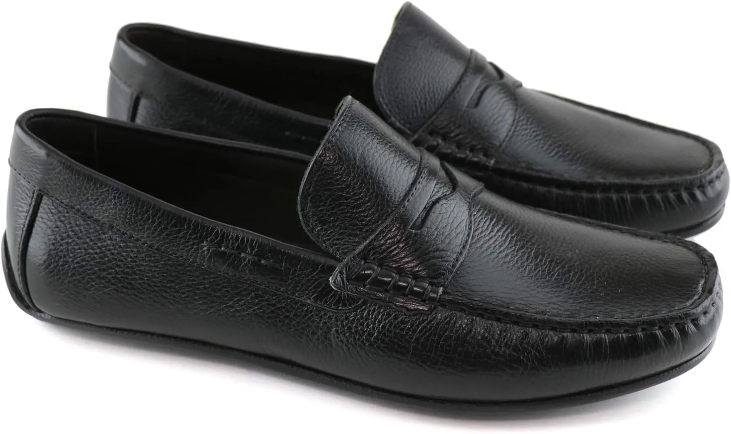Marc Joseph New York Men's Leather Casual Slip On Penny Loafers