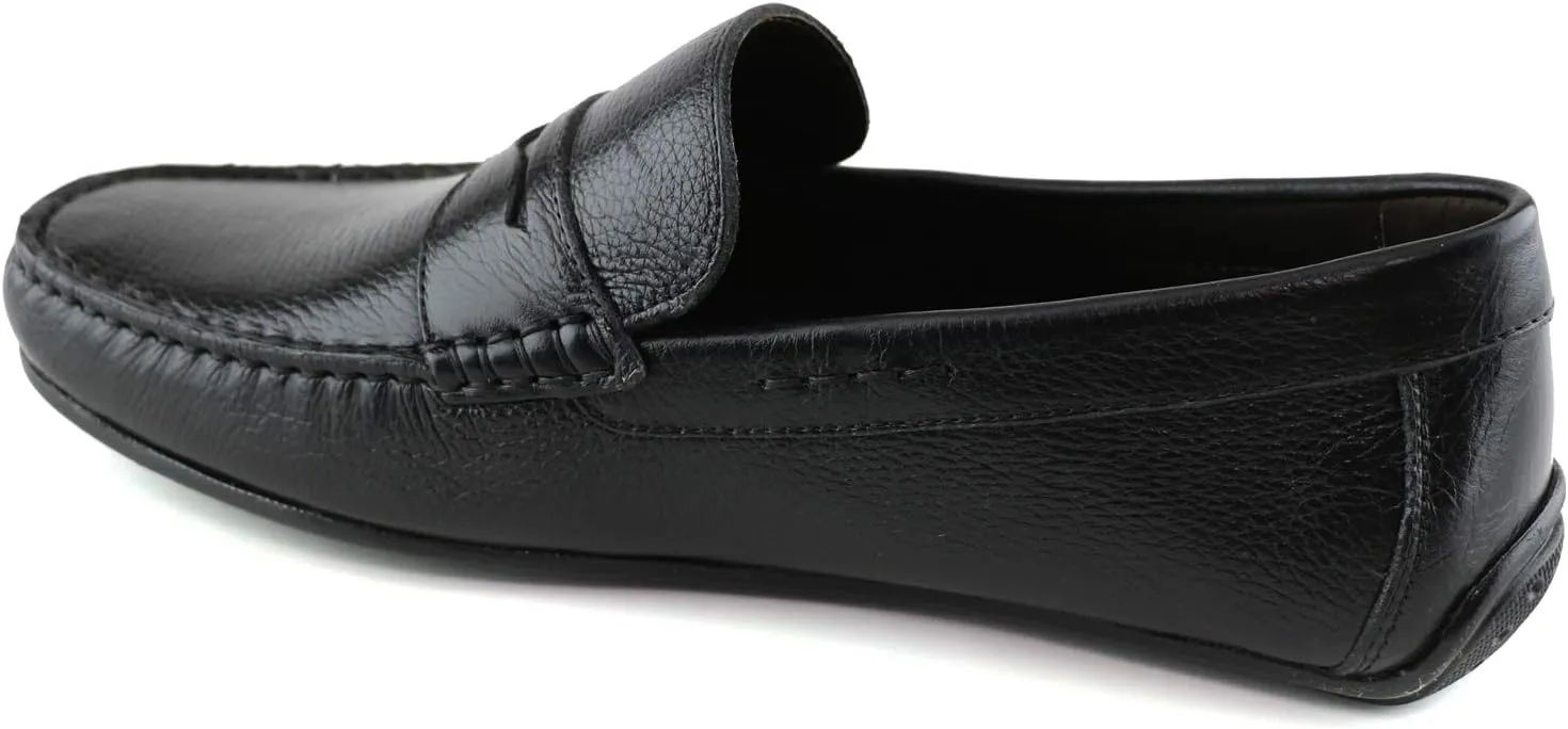 Marc Joseph New York Men's Leather Casual Slip On Penny Loafers