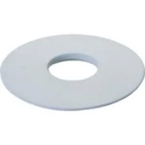 Marlen GN-101 Basic Flat All-Flexible Mounting Ring Faceplate, Green Neoprene Rubber, 3-3/4 inch diameter, Specify Hole Size, One Ring