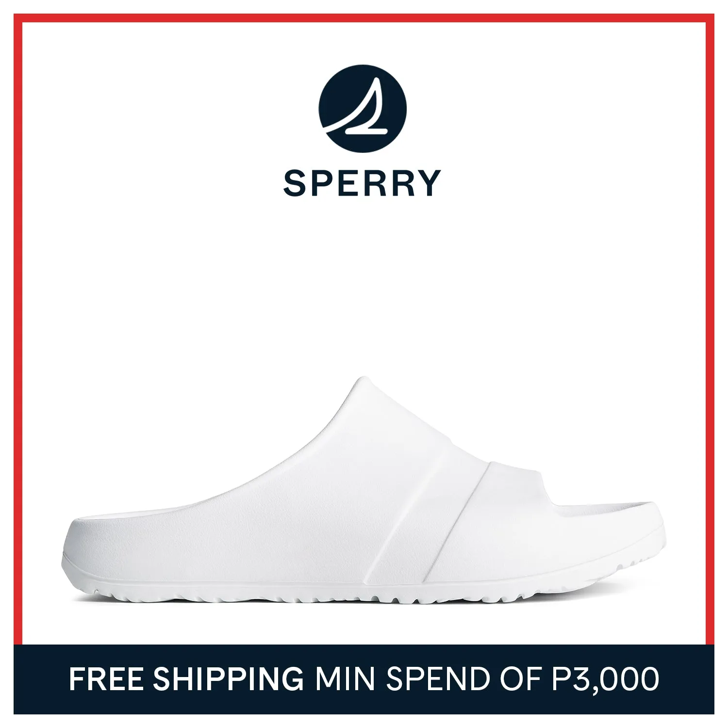 Men's Float Slide Sandal White (STS24011)