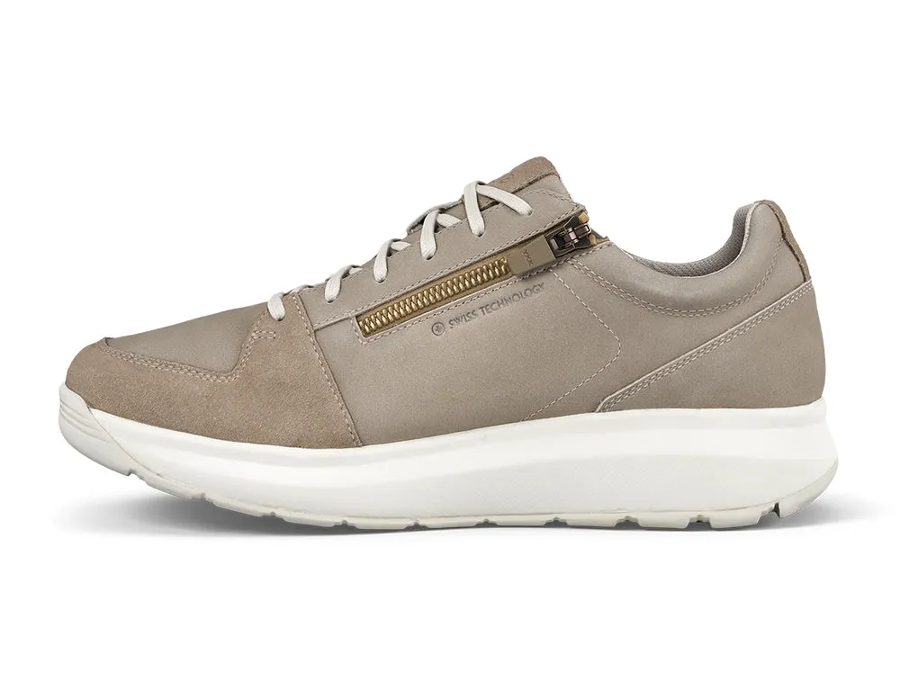 Mens Senso Zip Oliver Beige Trainers