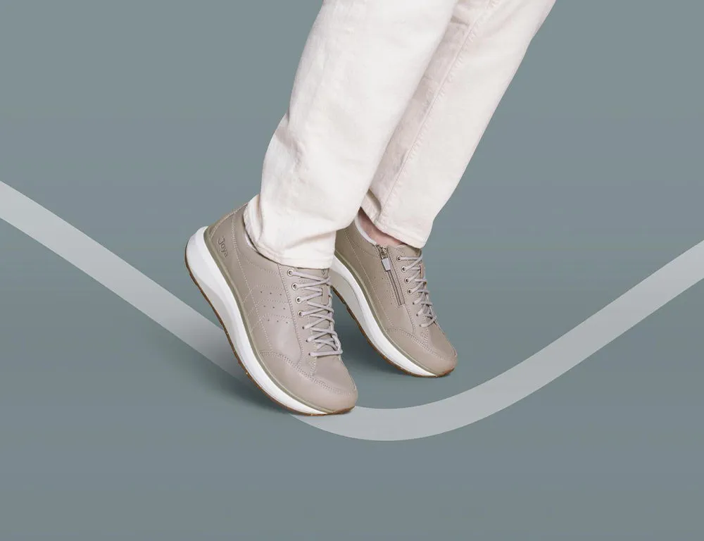 Mens Wave Wide-Fit Zip Moscow Beige Shoes