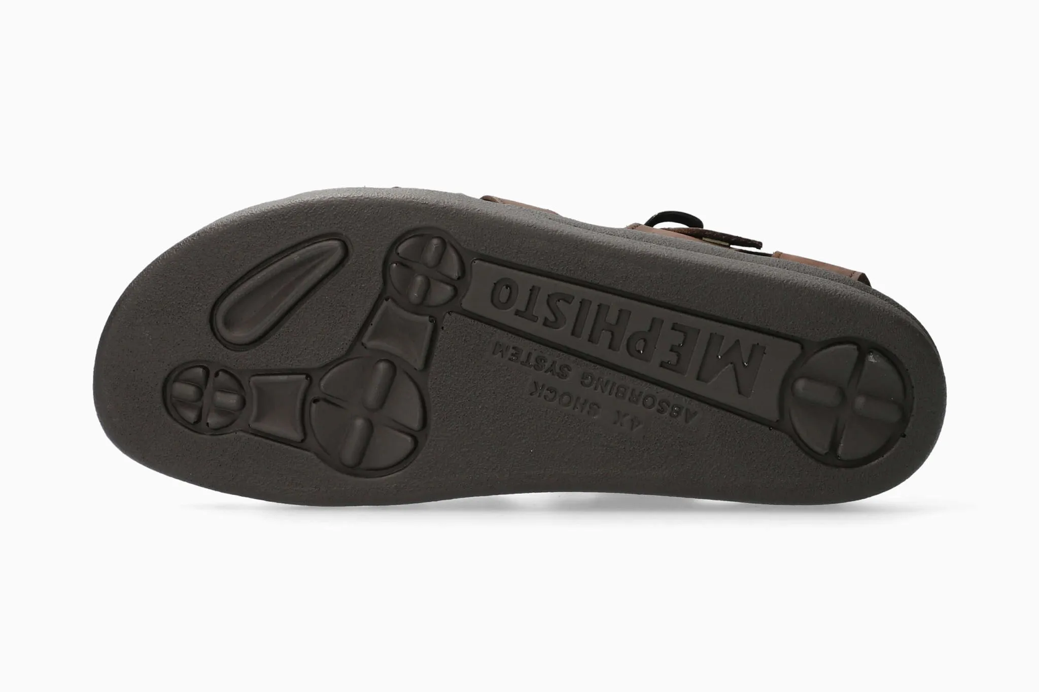 Mephisto Men's Sam Dark Brown Leather Sandal