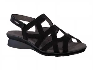 Mephisto Women's Pamela Black Nubuck Sandal