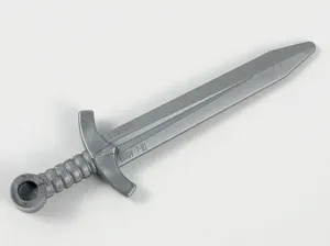 Minifigure, Weapon Sword, Greatsword Pointed with Upturned Crossguard