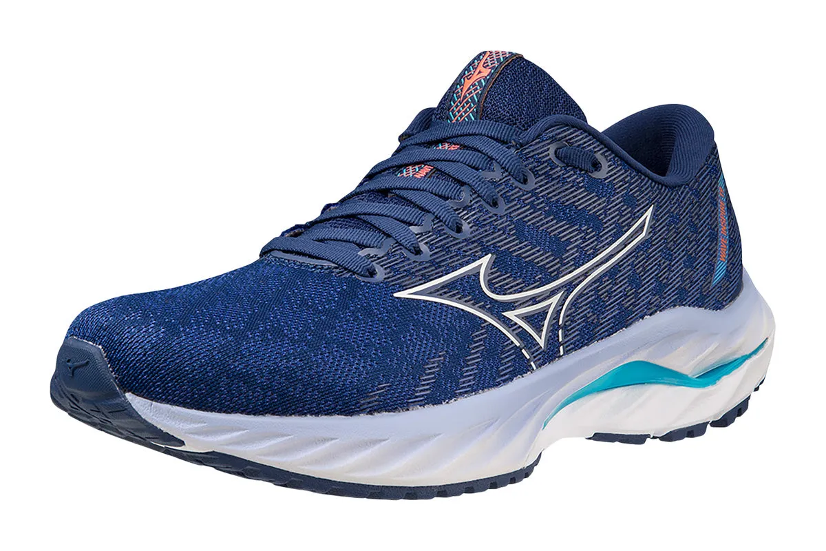 Mizuno Wave Inspire 19 D Blue Depths/White/Aquarius Womens