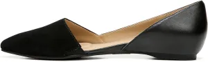 Naturalizer Womens Samantha Comfortable Pointed Toe D'Orsay Slip On Ballet Flat