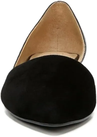 Naturalizer Womens Samantha Comfortable Pointed Toe D'Orsay Slip On Ballet Flat