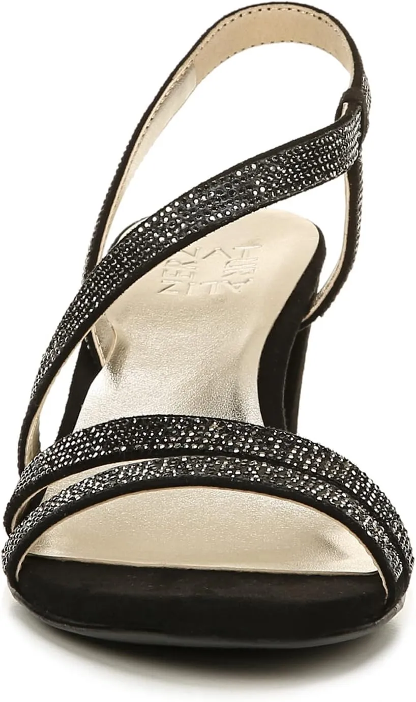 Naturalizer Women's Vanessa2 Rhinestone Embellished Strappy Heeled Sandal